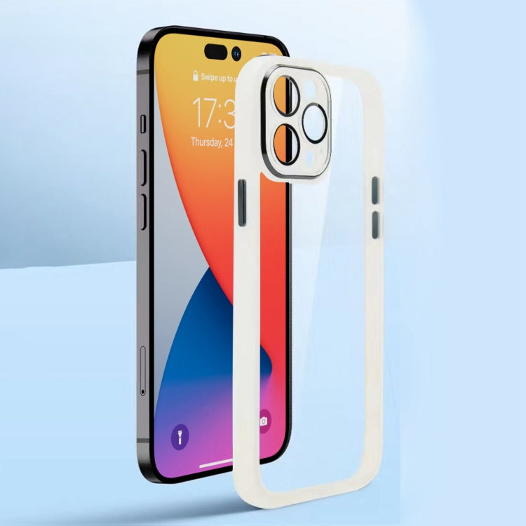 For iPhone 14 Pro Max All-inclusive Camera Shockproof Phone Case (White) - iPhone 14 Pro Max Cases by PMC TechLife | Online Shopping South Africa | PMC TechLife