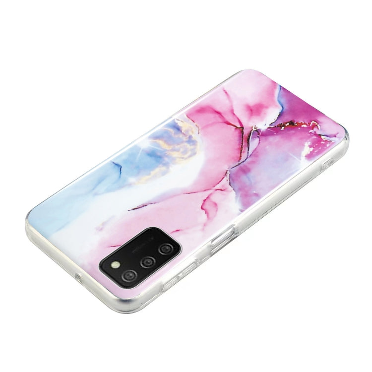 For Samsung Galaxy A02s IMD Marble Pattern TPU Phone Case(Pink Blue) - free shipping - PMC TechLife - Order now!