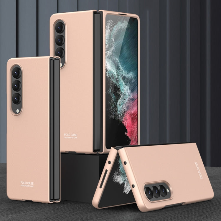 For Samsung Galaxy Z Fold4 GKK Ultra-thin All-inclusive Shockproof Phone Case(Rose Gold) - Galaxy Z Fold4 5G Cases by GKK | Online Shopping South Africa | PMC TechLife