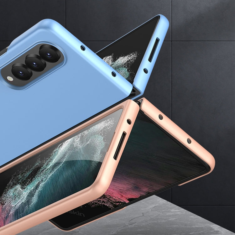 For Samsung Galaxy Z Fold4 GKK Ultra-thin All-inclusive Shockproof Phone Case(Blue) - Galaxy Z Fold4 5G Cases by GKK | Online Shopping South Africa | PMC TechLife