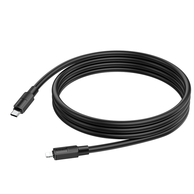 hoco X84 20W USB-C / Type-C to 8 Pin Solid PD Charging Data Cable���Length���1m(White) - Normal Style Cable by hoco | Online Shopping South Africa | PMC TechLife | Buy Now Pay Later Mobicred