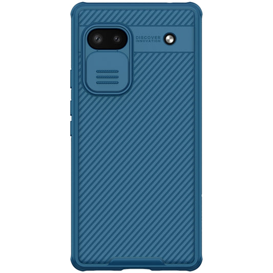 For Google Pixel 6a NILLKIN CamShield Pro Series PC Full Coverage Phone Case(Blue) - Google Cases by NILLKIN | Online Shopping South Africa | PMC Jewellery