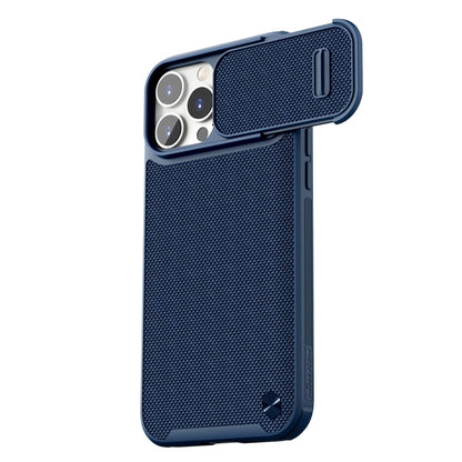 For iPhone 13 Pro Max NILLKIN 3D Textured Nylon Fiber TPU + PC Phone Case (Blue) - iPhone 13 Pro Max Cases by NILLKIN | Online Shopping South Africa | PMC Jewellery