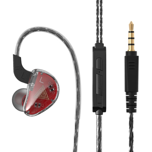 QKZ AK9 3.5mm Sports In-ear Wired HIFI Heavy Bass Earphone with Mic(Black) - In Ear Wired Earphone by QKZ | Online Shopping South Africa | PMC Jewellery