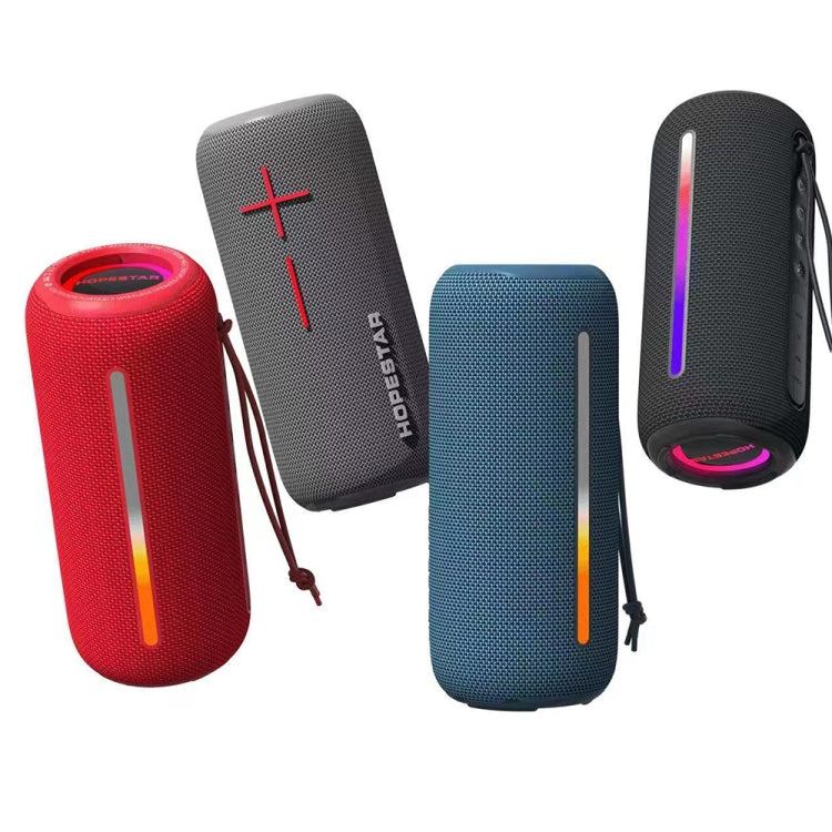 HOPESTAR P39 Outdoor Waterproof RGB Light Wireless Bluetooth Speaker(Grey) - free shipping - PMC TechLife - Order now!
