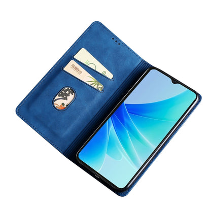 For Huawei nova 10 Skin Feel Magnetic Horizontal Flip Leather Phone Case(Blue) - Huawei Cases by PMC Jewellery | Online Shopping South Africa | PMC Jewellery