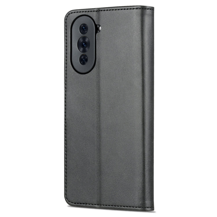 For Huawei nova 10 AZNS Skin Feel Calf Texture Flip Leather Phone Case(Black) - free shipping - PMC TechLife - Order now!