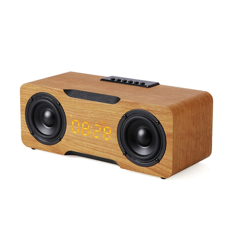 M8C Multifunctional Alarm Clock Bluetooth Speaker(Yellow) - Desktop Speaker by PMC TechLife | Online Shopping South Africa | PMC TechLife