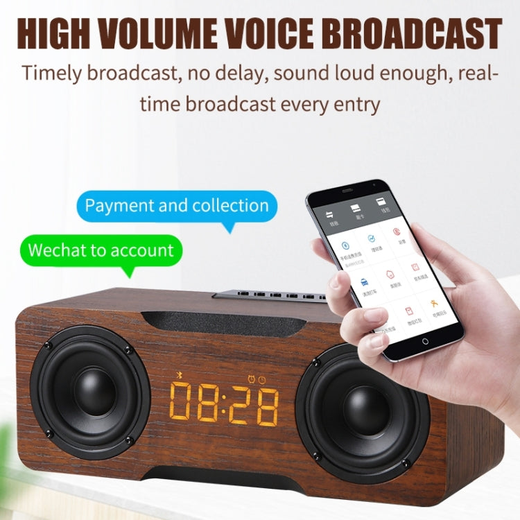 M8C Multifunctional Alarm Clock Bluetooth Speaker(Yellow) - Desktop Speaker by PMC TechLife | Online Shopping South Africa | PMC TechLife