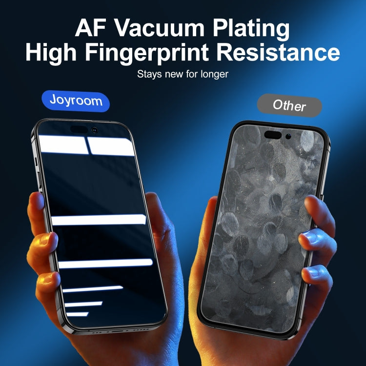 For iPhone 14 Plus JOYROOM 2.5D Screen Printing Full Screen Black Edge Privacy Tempered Glass Film - iPhone 14 Plus Tempered Glass by JOYROOM | Online Shopping South Africa | PMC TechLife