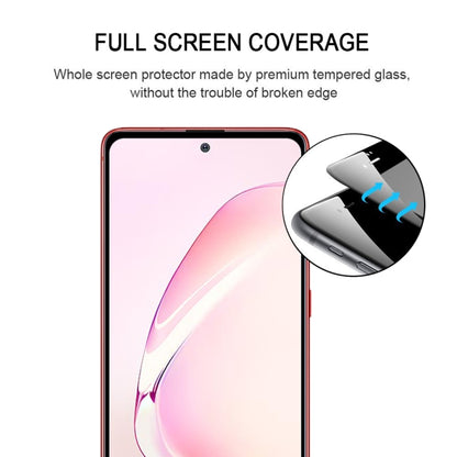 For Galaxy Note 10 Lite Full Glue Full Cover Screen Protector Tempered Glass Film - Galaxy Tempered Glass by PMC Jewellery | Online Shopping South Africa | PMC Jewellery