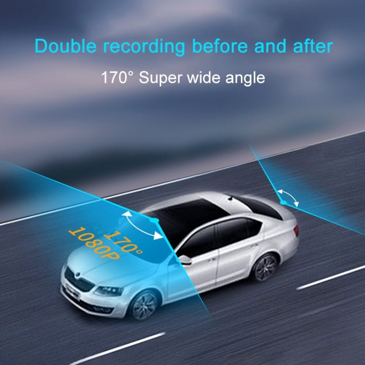 1080P Dual Camera HD Night Vision WiFi Car Dash Cam Driving Recorder - Car DVRs by PMC TechLife | Online Shopping South Africa | PMC TechLife | Buy Now Pay Later Mobicred