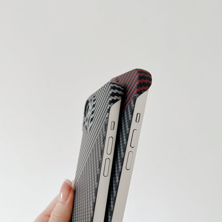 For iPhone 13 Carbon Fiber Texture PC Phone Case(Black) - free shipping - PMC TechLife - Order now!