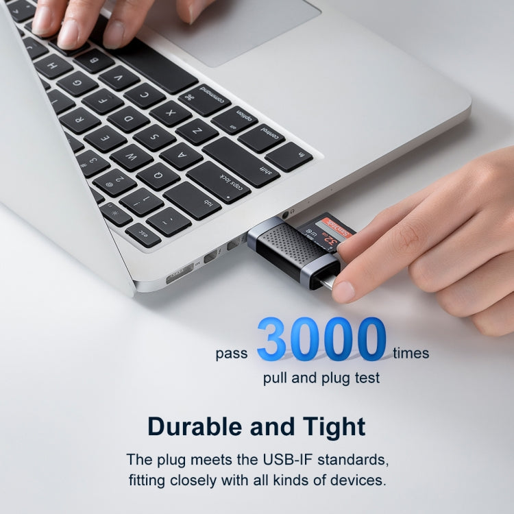 ORICO CS2T-A3 TF/SD Dual Port USB-A3.0 Dual Read Card Reader(Black) -  by ORICO | Online Shopping South Africa | PMC TechLife | Buy Now Pay Later Mobicred