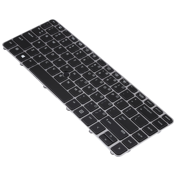 For HP EliteBook 840 G3 US Version Keyboard with Backlight and Pointing(Silver) - Replacement Keyboards by PMC TechLife | Online Shopping South Africa | PMC TechLife