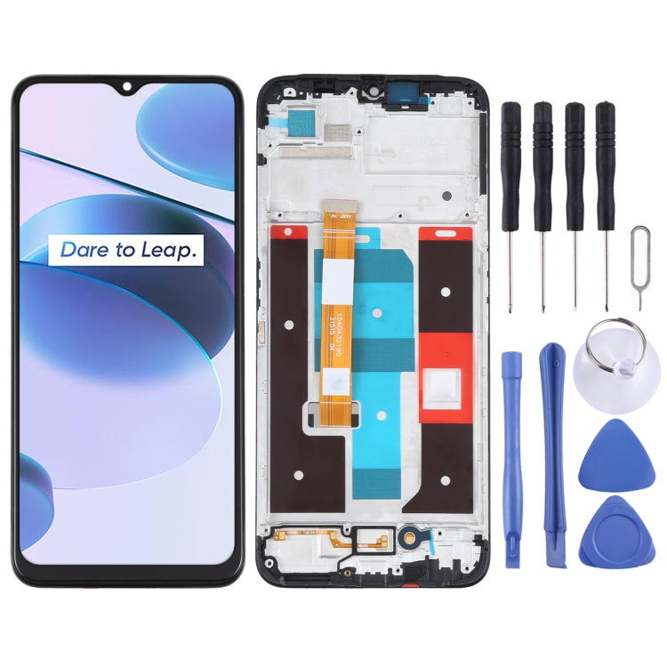 LCD Screen and Digitizer Full Assembly with Frame For Realme C35 RMX3511 - LCD Screen by PMC TechLife | Online Shopping South Africa | PMC TechLife | Buy Now Pay Later Mobicred