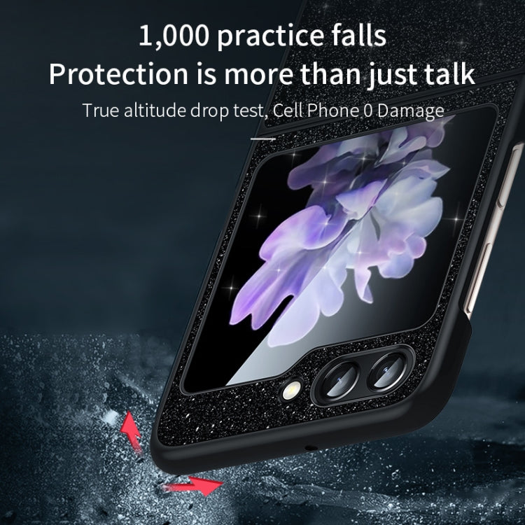 For Samsung Galaxy Z Flip5 SULADA Shockproof TPU + Handmade Leather Phone Case(Colorful) - Galaxy Z Flip5 Cases by SULADA | Online Shopping South Africa | PMC TechLife | Buy Now Pay Later Mobicred