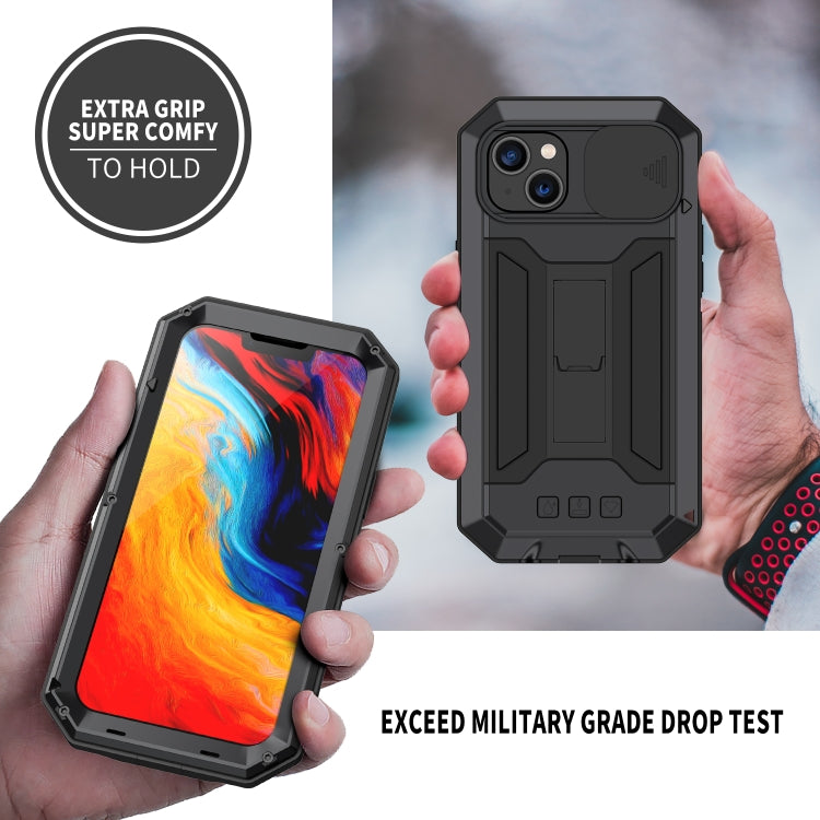 For iPhone 14 R-JUST Shockproof Life Waterproof Dust-proof Case (Black) - free shipping - PMC TechLife - Order now!