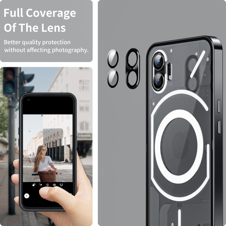 For Nothing Phone 1 Full Coverage Magnetic Phone Case(Black) - More Brand by PMC TechLife | Online Shopping South Africa | PMC TechLife