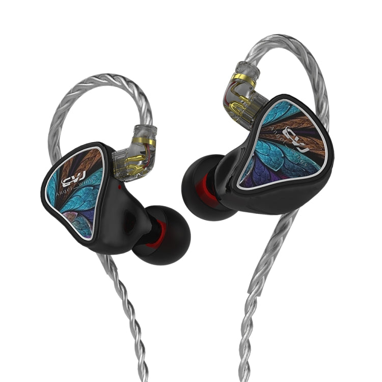 CVJ Angel Wings Hybrid Technology HiFi Music Wired Earphone No Mic - In Ear Wired Earphone by CVJ | Online Shopping South Africa | PMC TechLife | Buy Now Pay Later Mobicred