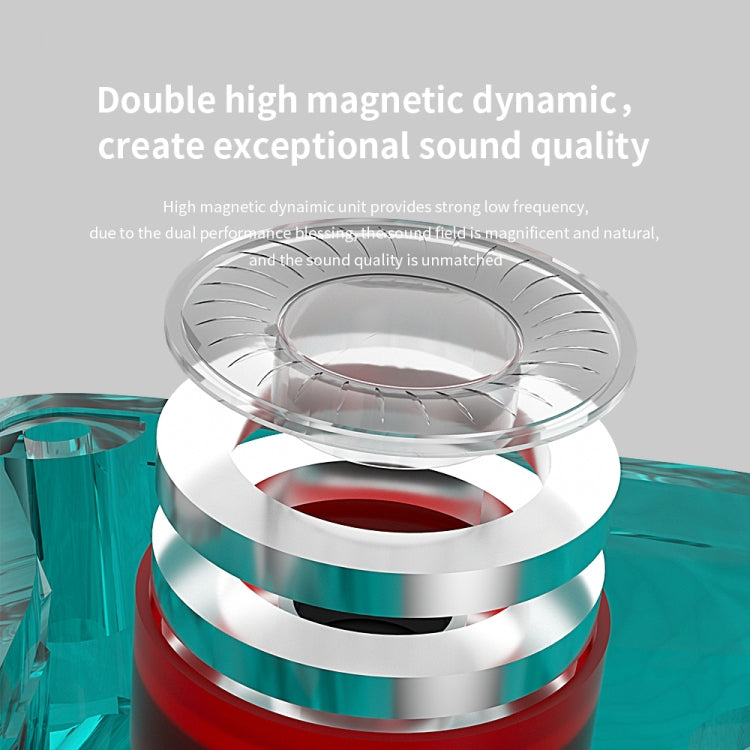 CVJ Demon Double Dynamic Coil HiFi Music Wired Earphone No Mic(Silver) - free shipping - PMC TechLife - Order now!