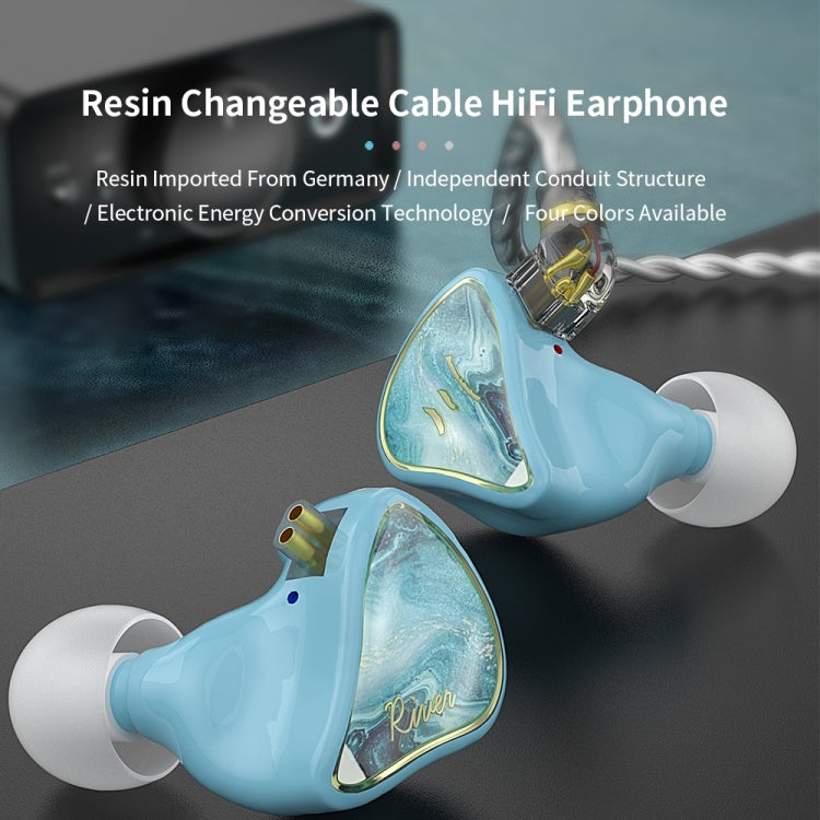 CVJ Hybrid Technology HiFi Music Wired Earphone With Mic(Autumn) - In Ear Wired Earphone by CVJ | Online Shopping South Africa | PMC Jewellery | Buy Now Pay Later Mobicred