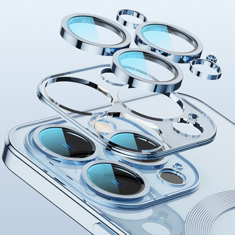 For iPhone 14 Pro Whorl Electroplated MagSafe Magnetic Phone Case(Black) - iPhone 14 Pro Cases by PMC TechLife | Online Shopping South Africa | PMC TechLife
