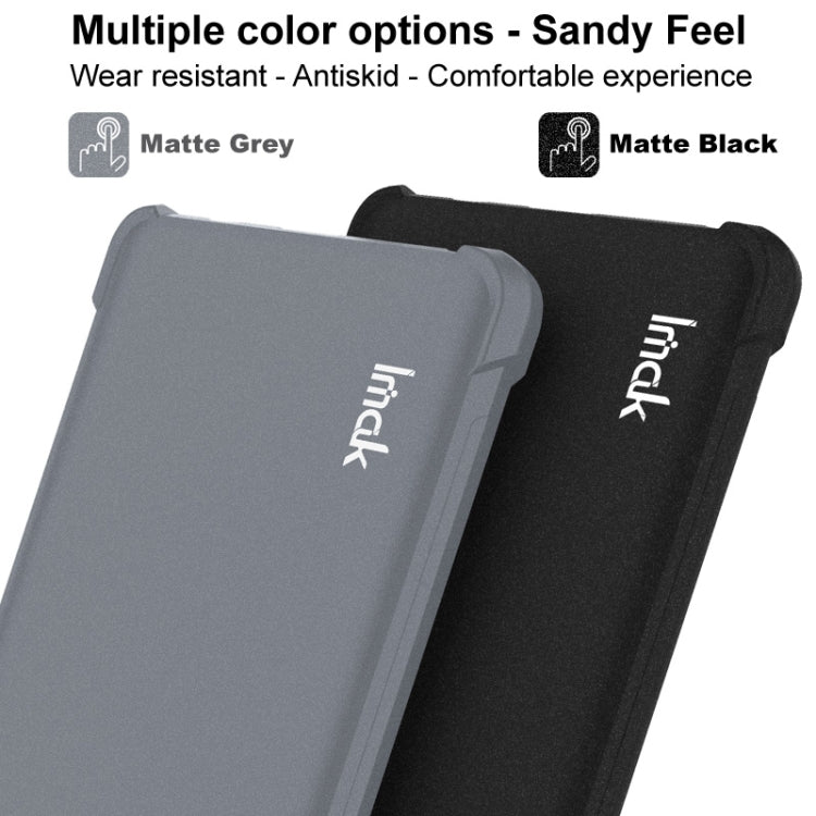 For HTC Desire 22 Pro 5G IMAK All-inclusive Shockproof Airbag TPU Case (Matte Black) - More Brand by imak | Online Shopping South Africa | PMC TechLife | Buy Now Pay Later Mobicred