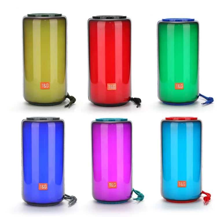 T&G TG639 10W Portable LED Light TWS Wireless Bluetooth Speaker(Green) - Mini Speaker by T&G | Online Shopping South Africa | PMC TechLife | Buy Now Pay Later Mobicred