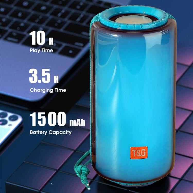 T&G TG639 10W Portable LED Light TWS Wireless Bluetooth Speaker(Green) - Mini Speaker by T&G | Online Shopping South Africa | PMC TechLife | Buy Now Pay Later Mobicred