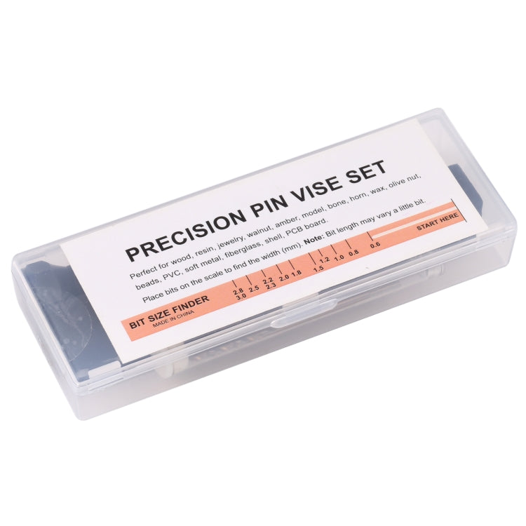 Precision Pin Vise Mini Twist Drill Bits Hand Drill Set, Model:8009 - Drill & Drill Bits by PMC TechLife | Online Shopping South Africa | PMC TechLife