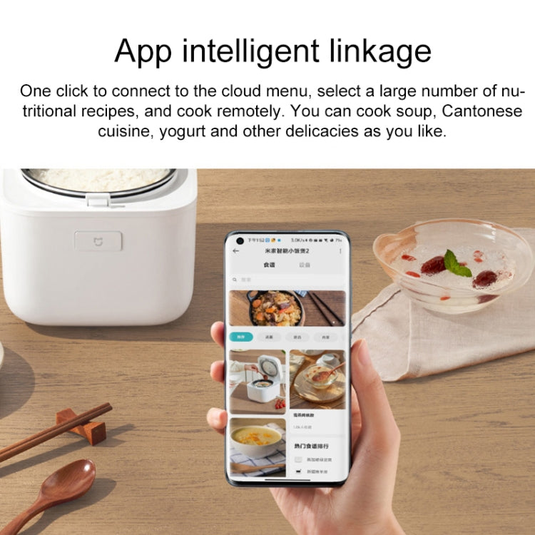 Original Xiaomi Mijia 1.5L Smart Mini Rice Cooker 2, CN Plug - free shipping - PMC TechLife - Order now!