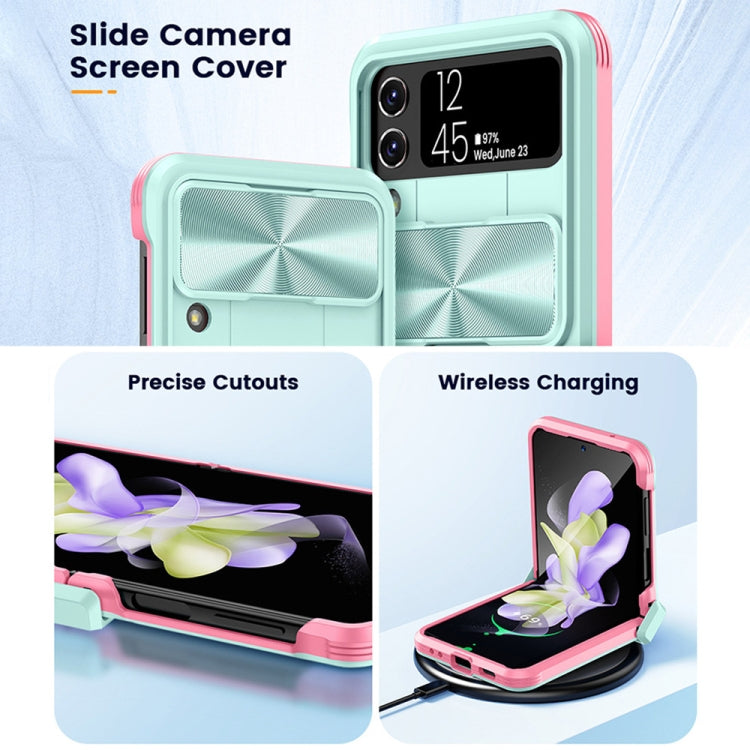 For Samsung Galaxy Z Flip4 360 Full Body Sliding Camshield Phone Case(Black) - free shipping - PMC TechLife - Order now!
