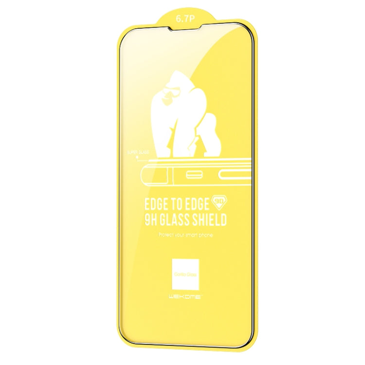For iPhone 14 Plus WEKOME 9D Curved HD Tempered Glass Film - iPhone 14 Plus Tempered Glass by WK | Online Shopping South Africa | PMC TechLife