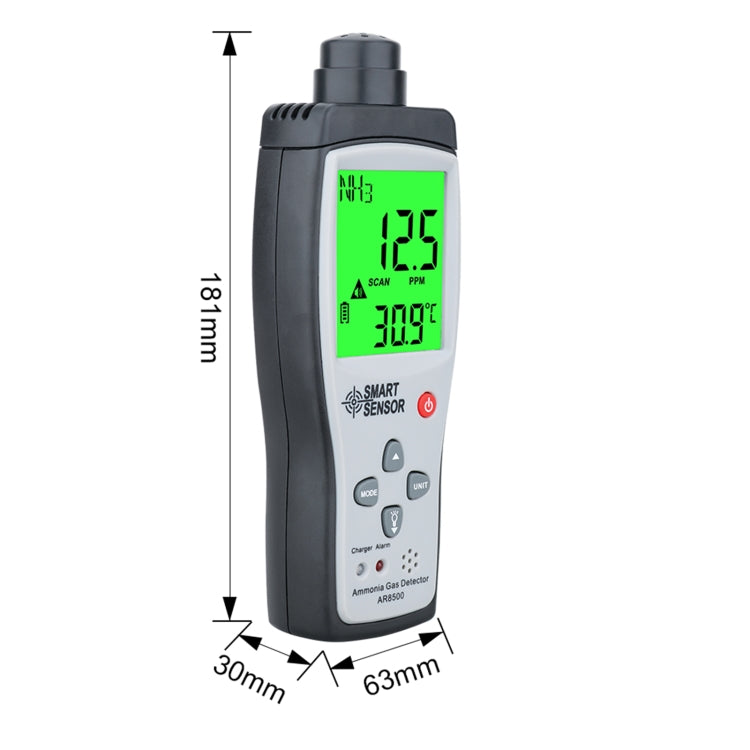SmartSensor AR8500 Handheld Ammonia Gas NH3 Detector Meter - Air & Water Quality Tester by PMC TechLife | Online Shopping South Africa | PMC TechLife