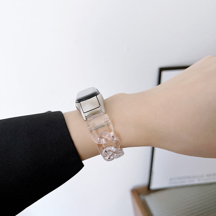 For Xiaomi Mi Band 5 / 6 Metal Frame Resin Watch Band(Gold) - free shipping - PMC TechLife - Order now!