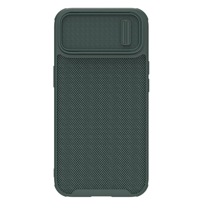 For iPhone 14 Plus  NILLKIN 3D Textured Camshield PC + TPU Phone Case(Green) - iPhone 14 Plus Cases by NILLKIN | Online Shopping South Africa | PMC Jewellery