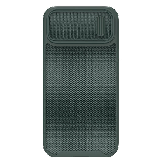 For iPhone 14 Plus  NILLKIN 3D Textured Camshield PC + TPU Phone Case(Green) - iPhone 14 Plus Cases by NILLKIN | Online Shopping South Africa | PMC Jewellery