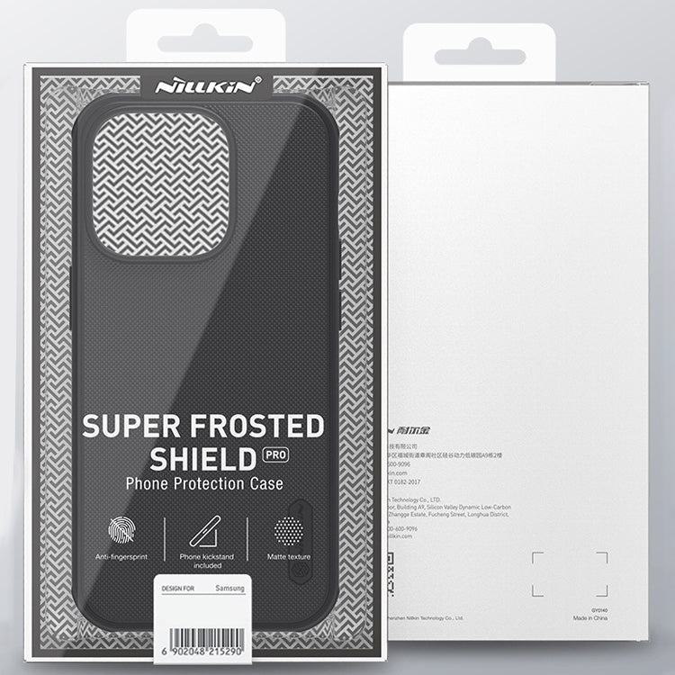 For iPhone 14 Pro Max NILLKIN Frosted Shield Pro Magsafe Phone Case(Black) - iPhone 14 Pro Max Cases by NILLKIN | Online Shopping South Africa | PMC Jewellery