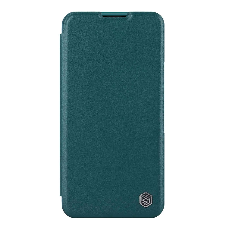 For iPhone 14 Pro Max NILLKIN QIN Series Pro Leather Phone Case(Green) - iPhone 14 Pro Max Cases by NILLKIN | Online Shopping South Africa | PMC Jewellery