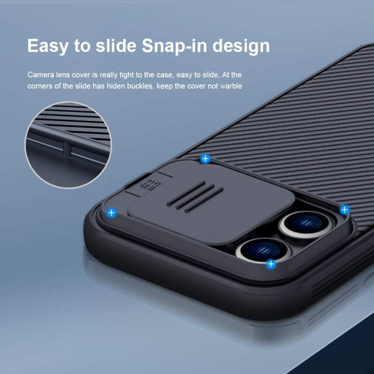 For iPhone 14 Pro Max NILLKIN CamShield Pro Magnetic Magsafe Case(Blue) - iPhone 14 Pro Max Cases by NILLKIN | Online Shopping South Africa | PMC TechLife | Buy Now Pay Later Mobicred