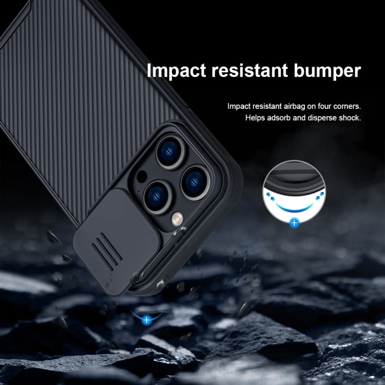 For iPhone 14 Pro Max NILLKIN CamShield Pro Magnetic Magsafe Case(Blue) - iPhone 14 Pro Max Cases by NILLKIN | Online Shopping South Africa | PMC TechLife | Buy Now Pay Later Mobicred