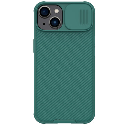 For iPhone 14 Plus  NILLKIN CamShield Pro Protective Phone Case(Green) - iPhone 14 Plus Cases by NILLKIN | Online Shopping South Africa | PMC Jewellery