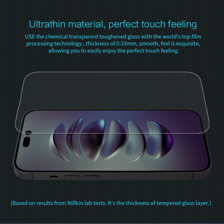 For iPhone 14 Pro Max NILLKIN H 0.33mm 9H Explosion-proof Tempered Glass Film - iPhone 14 Pro Max Tempered Glass by NILLKIN | Online Shopping South Africa | PMC TechLife