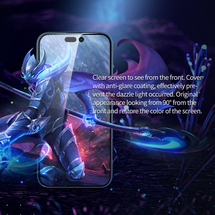 For iPhone 14 Pro Max NILLKIN Guardian Full Coverage Privacy Tempered Glass Film - iPhone 14 Pro Max Tempered Glass by NILLKIN | Online Shopping South Africa | PMC TechLife | Buy Now Pay Later Mobicred