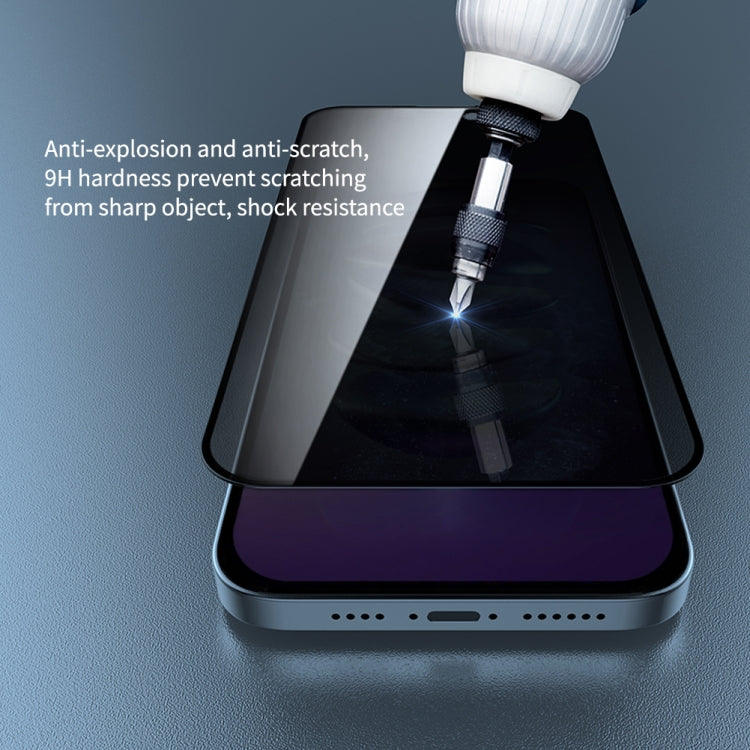 For iPhone 14 Pro Max NILLKIN Guardian Full Coverage Privacy Tempered Glass Film - iPhone 14 Pro Max Tempered Glass by NILLKIN | Online Shopping South Africa | PMC TechLife | Buy Now Pay Later Mobicred