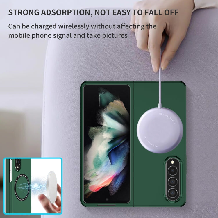 For Samsung Galaxy Z Fold4 Magsafe Magnetic Folding PC Phone Case(Green) - Galaxy Z Fold4 5G Cases by PMC Jewellery | Online Shopping South Africa | PMC Jewellery