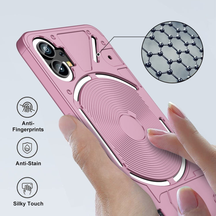 For Nothing Phone 1 GKK Three Stage Splicing Full Coverage PC Phone Case(Rose Gold) - More Brand by GKK | Online Shopping South Africa | PMC Jewellery