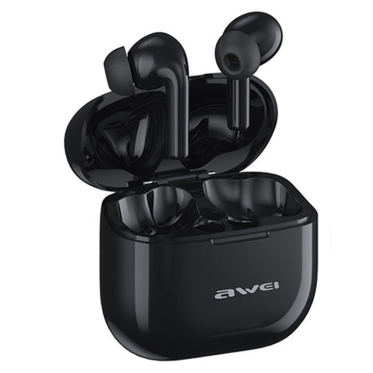 awei T1 Pro True Sports Earbuds With Charging Case(Black) - Bluetooth Earphone by awei | Online Shopping South Africa | PMC Jewellery