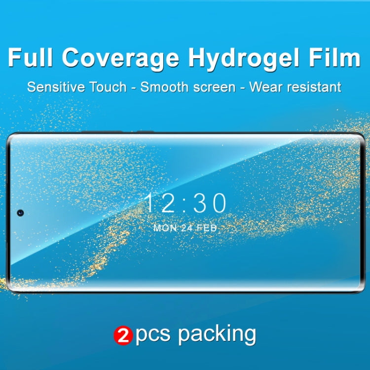 For Motorola Moto X30 Pro / Edge 30 Ultra 2pcs imak Curved Full Screen Hydrogel Film Protector - Motorola Tempered Glass by imak | Online Shopping South Africa | PMC Jewellery